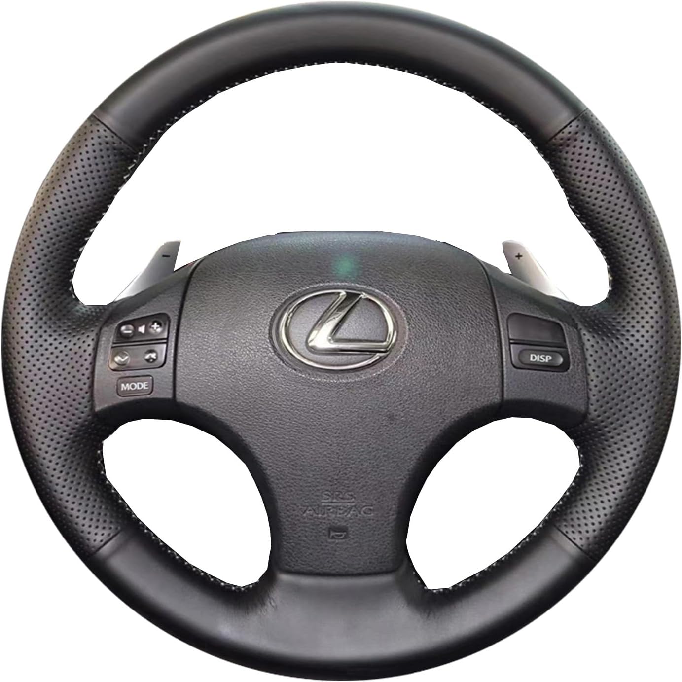 Artificial Leather Hand stitched Car Steering Wheel Cover