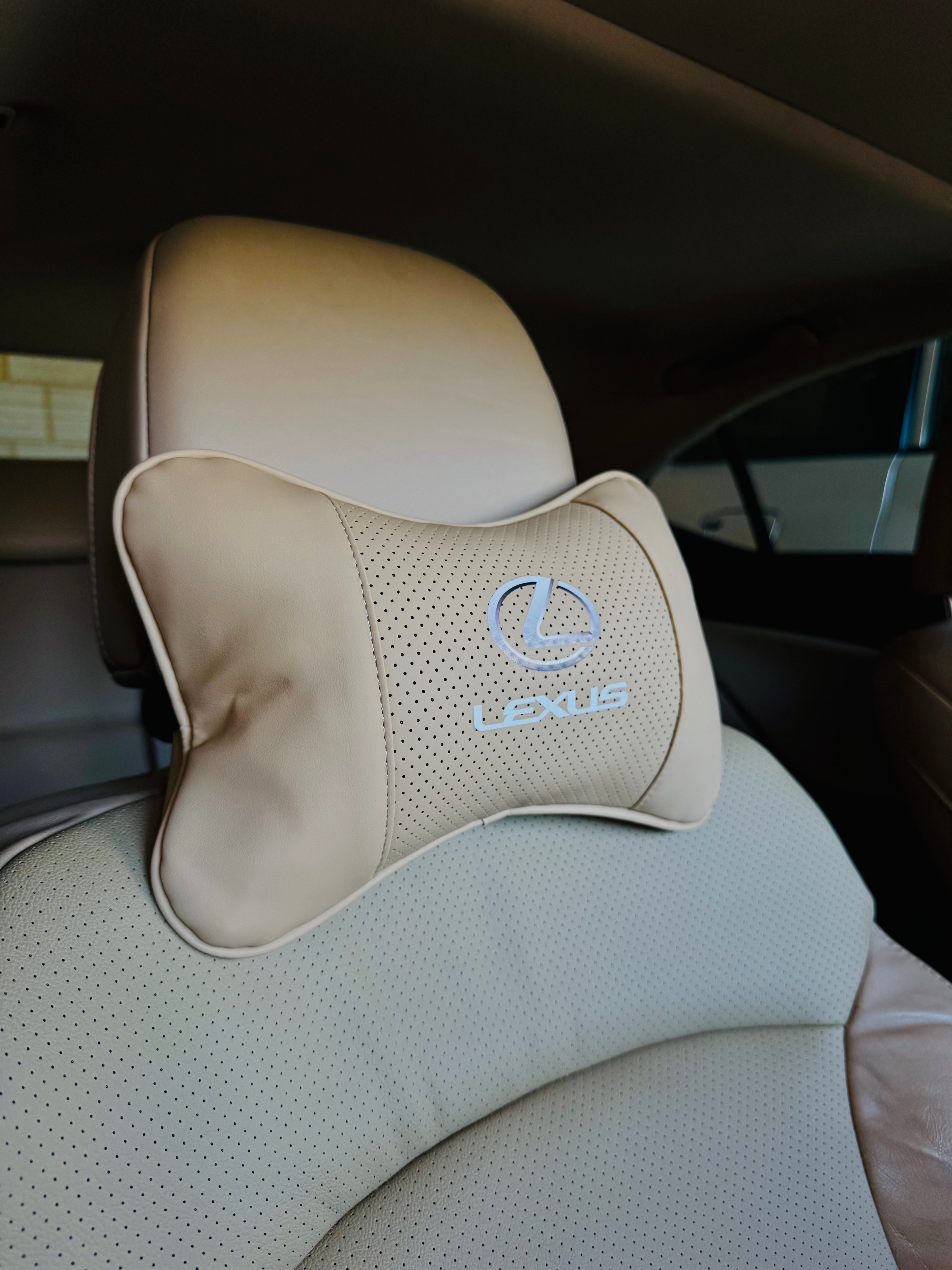 Leather Seat Headrest Neck Pillow