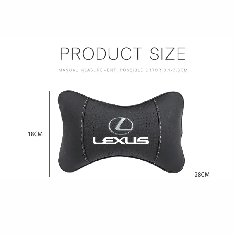 Leather Seat Headrest Neck Pillow